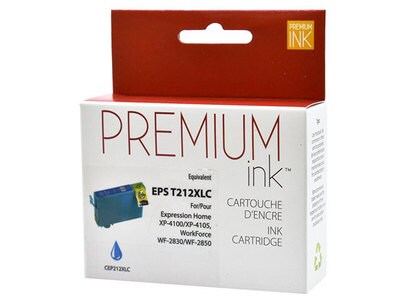 Premium Ink Replacement Ink Cartridge Compatible with Epson T212XL220 - Cyan