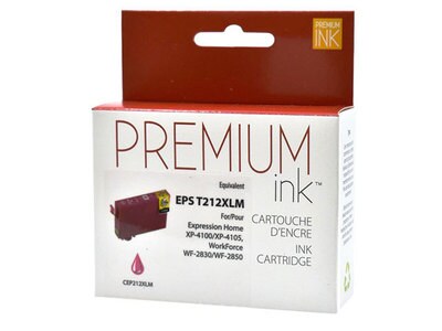 Premium Ink Replacement Ink Cartridge Compatible with Epson T212XL320 - Magenta