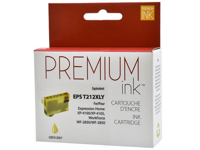Premium Ink Replacement Ink Cartridge Compatible with Epson T212XL420 - Yellow