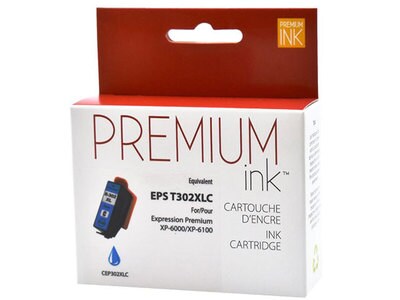 Premium Ink Replacement Ink Cartridge Compatible with Epson T302XL220 - Cyan