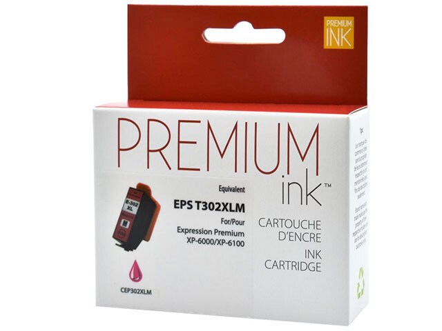Premium Ink Replacement Ink Cartridge Compatible with Epson T302XL320 - Magenta