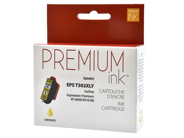 Premium Ink Replacement Ink Cartridge Compatible with Epson T302XL420 - Yellow