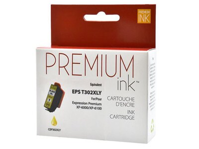Premium Ink Replacement Ink Cartridge Compatible with Epson T302XL420 - Yellow