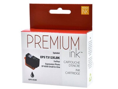 Premium Ink Replacement Ink Cartridge Compatible with Epson T312XL120 - Black
