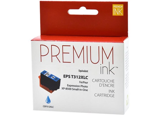 Premium Ink Replacement Ink Cartridge Compatible with Epson T312XL220 - Cyan