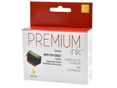 Premium Ink Replacement Ink Cartridge Compatible with Epson T312XL420 - Yellow