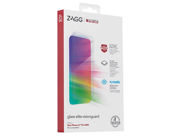 Pro écran Invisible Shield Glass Elite VG+ de ZAGG pour iPhone 14 Pro Max