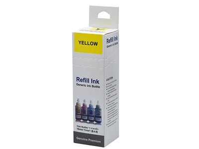 Premium Ink Replacement Ink Bottle Compatible with Epson T664420 - Yellow