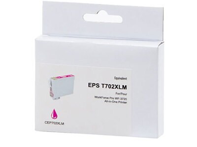 Premium Ink Replacement Ink Cartridge Compatible with Epson T702XL - Magenta