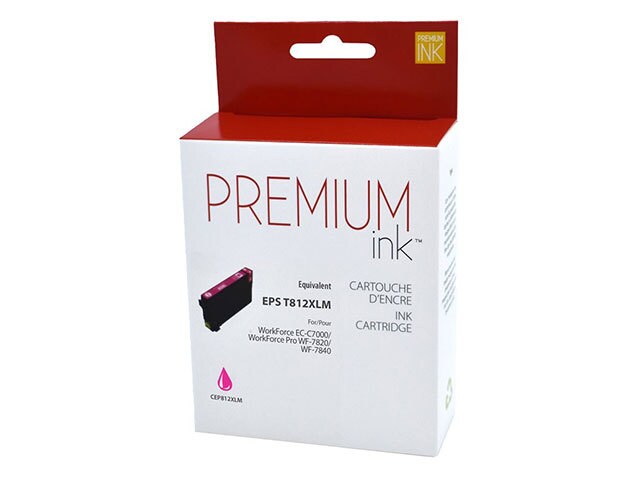 Premium Ink Replacement Ink Cartridge Compatible with Epson T812XL320 - Magenta