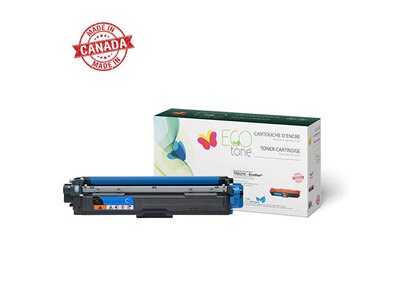 Eco Tone Remanufactured Toner Cartridge Compatible with Brother TN221C - Cyan 1.4K