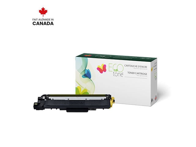 Eco Tone Remanufactured Toner Cartridge Compatible with Brother TN223Y - Yellow 1.3K