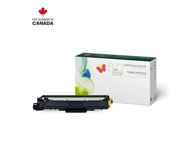 Eco Tone Remanufactured Toner Cartridge Compatible with Brother TN227Y - Yellow 2.3K