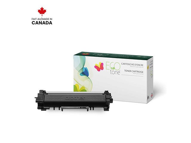 Eco Tone Remanufactured Toner Cartridge Compatible with Brother TN760 - Black 3K