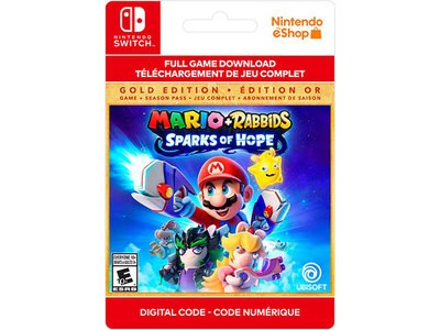 Mario + Rabbids Sparks of Hope Gold Edition (Code Electronique) pour Nintendo Switch