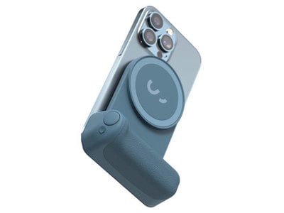 Poignée magnétique ShiftCam SnapGrip pour batterie de téléphone intelligent - Geai Bleu
