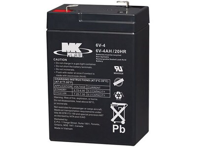 MK Battery 6-Volt 4 Ah Battery