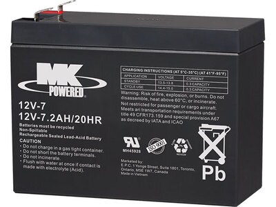 Pile 12 V 7 Ah de MK Battery