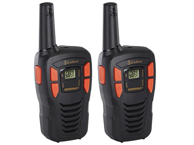 Cobra ACXT145-3 Two-Way Radio with 26 km Range - Black & Orange - 3-Pack