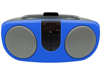 Boombox CD portatif avec radio AM/FM de Proscan - Bleu