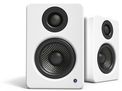 Kanto YU2 100W Powered Desktop Speakers with AUX and USB Input - Matte White