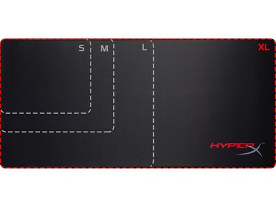 Tapis de souris de jeu HyperX Fury s XL de HP - Noir