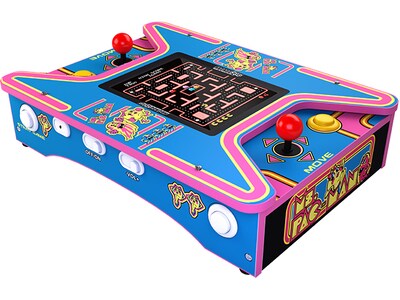 Arcade1UP Ms. Pac-Man Head-to-Head Edition Countercade - 6 jeux en 1