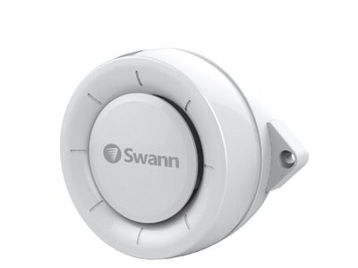 Swann Indoor Wired Smart Home Wi-Fi Siren - White