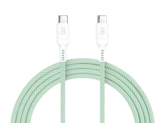 LOGiiX Vibrance Connect 1.5M (5') USB-C to USB-C Cable - Green