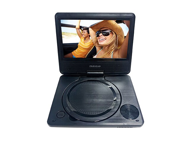 Proscan 7" Portable DVD Player with Swivel Screen - Black