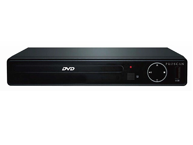 Proscan HDMI DVD Player with USB Port for Digital Media Playback - Black