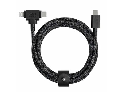 Câble de Ceinture de Charge/Sync Universal USB-c à USB-C/Lightning de 1,8 m (6 pi) de Native Union - Cosmos