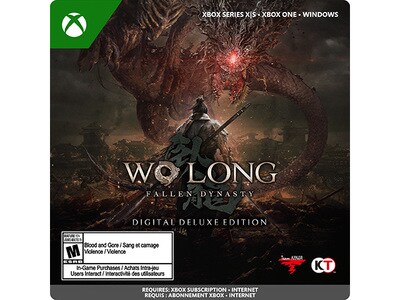 Wo Long: Fallen Dynasty Digital Deluxe Edition (Code Electronique) pour Xbox Series X/S et Xbox One