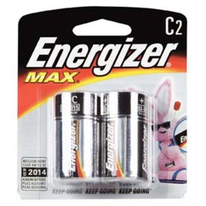 Emballage de 2 piles alcalines C E-93BP2 Energizer MAX