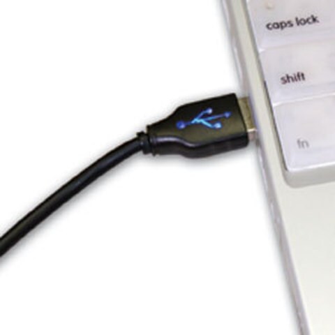 Câble USB A à USB B de imprimante 1,8 m (6 pi) de VITAL - noir