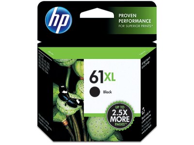 HP 61XL Black High Yield Original Ink Cartridge - Black (CH563WN)