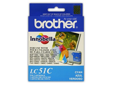 Cartouche d'encre cyan Brother LC51CS