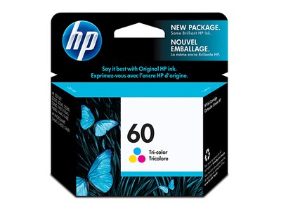 HP 60 Tri-color Original Ink Cartridge (CC643WN)