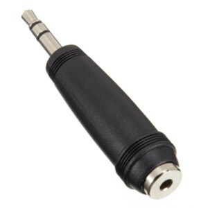 Nexxtech 2.5mm (3/32") Stereo Plug to 3.5mm (1/8") Stereo Audio Jack