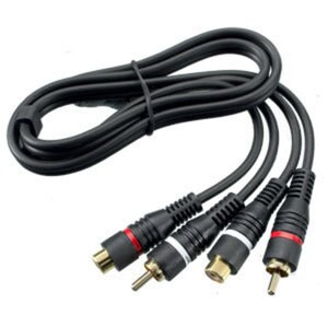 Nexxtech Stereo RCA Phono Extension Cable–90cm (3 ft)