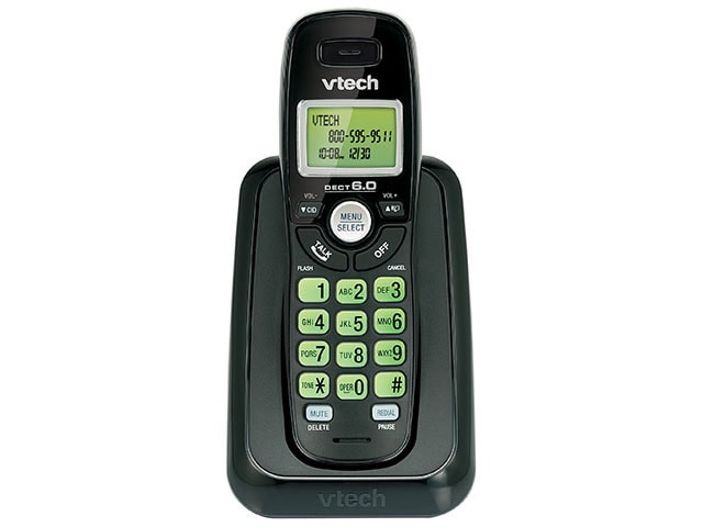 VTech CS6114-11 DECT 6.0 Cordless Phone - Black