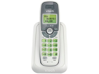 VTech CS6114 DECT 6.0 Cordless Phone - White