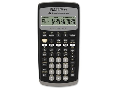 Texas Instruments BA II Plus Financial Calculator