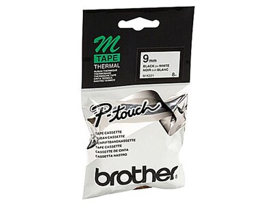 Brother P-Touch MK221 Tape - Black & White