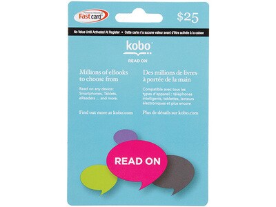 Carte Kobo - 25 $