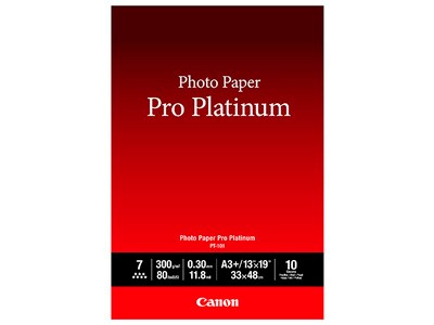Canon PT101 Photo Paper Pro Platinum 13" x 19" - 10 Sheets