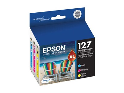 Epson T127520 127 Extra High-Capacity Colour Ink Cartridge Multi-Pack