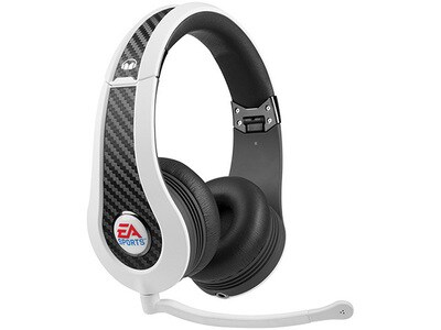 EA Sports 128973-00 Monster Game MVP Carbon On-Ear Headphones - White
