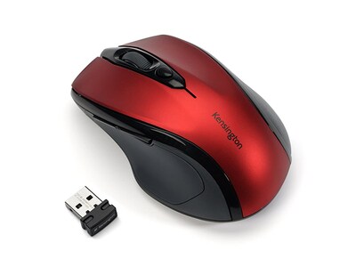 Kensington Pro Fit Mid-Size Wireless Mouse - Ruby Red