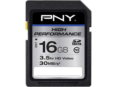PNY 16GB Class 10 SD Card